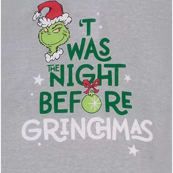 2-Piece Family Pajama 2-Pc Grinch Christmas Holiday Red/Green Men's Small NWT - Picture 6 of 8